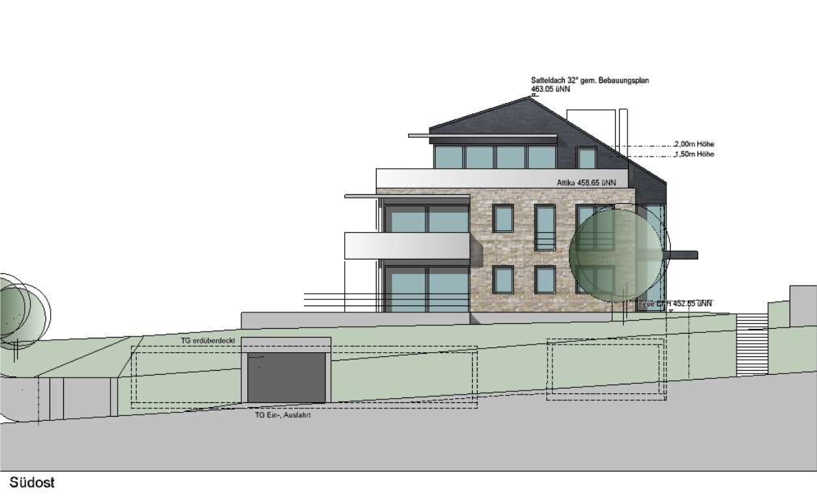 Travertin Fassade in Überlingen